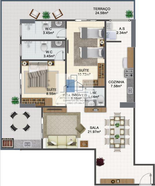 Apartamento, 3 quartos, 117 m² - Foto 15