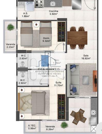 Apartamento, 2 quartos, 63 m² - Foto 15