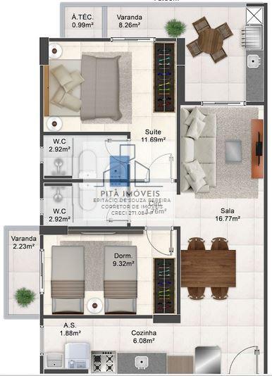 Apartamento, 2 quartos, 63 m² - Foto 17