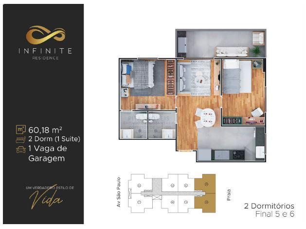 Apartamento, 2 quartos, 60 m² - Foto 14