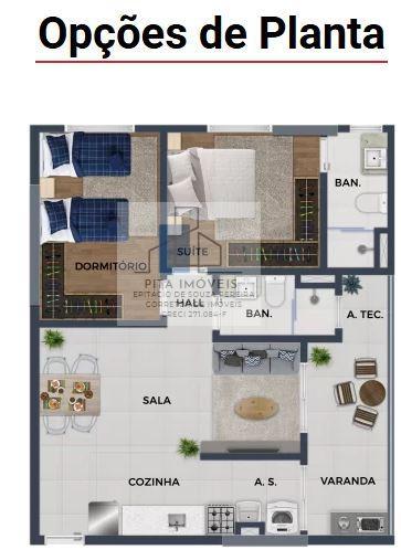 Apartamento, 2 quartos, 60 m² - Foto 34