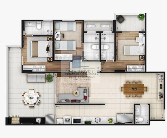 Apartamento, 3 quartos, 126 m² - Foto 30