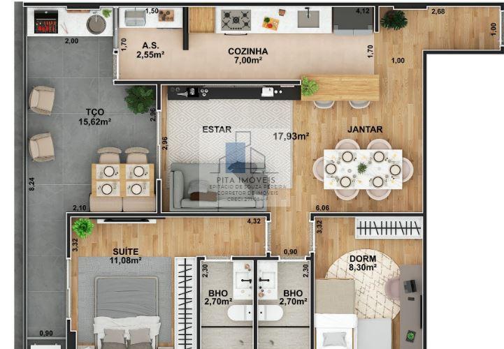 Apartamento, 2 quartos, 71 m² - Foto 43