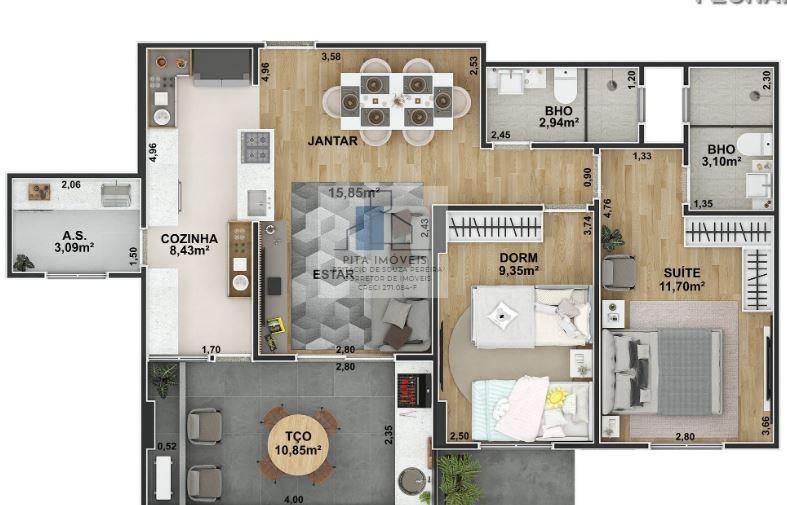 Apartamento, 2 quartos, 76 m² - Foto 40