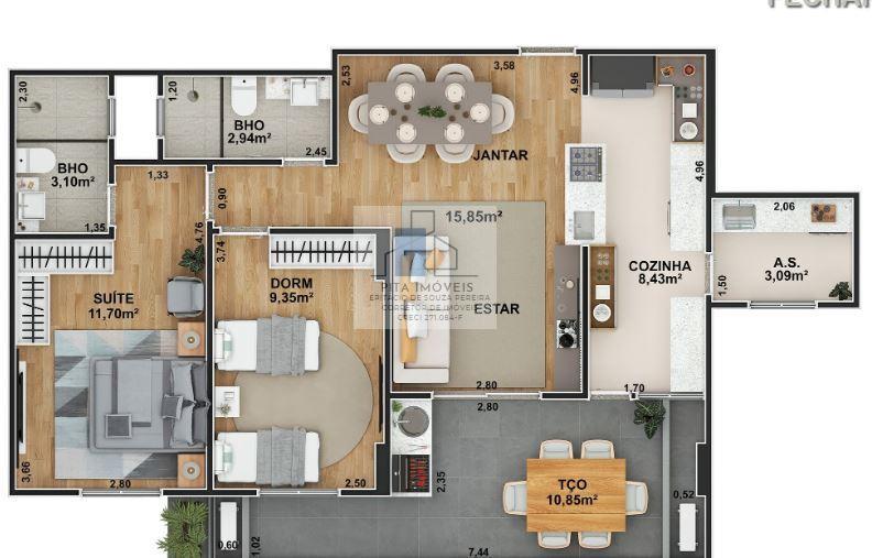Apartamento, 2 quartos, 76 m² - Foto 41