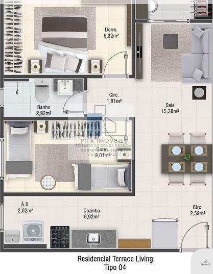 Apartamento, 2 quartos, 55 m² - Foto 16