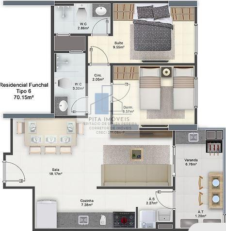 Apartamento, 2 quartos, 70 m² - Foto 16