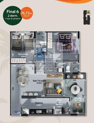 Apartamento, 2 quartos, 76 m² - Foto 28