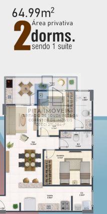 Apartamento, 2 quartos, 64 m² - Foto 13