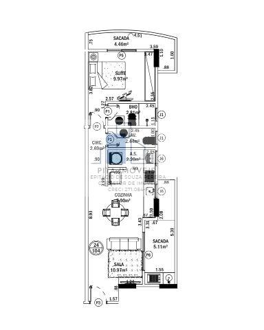 Apartamento, 1 quarto, 57 m² - Foto 38