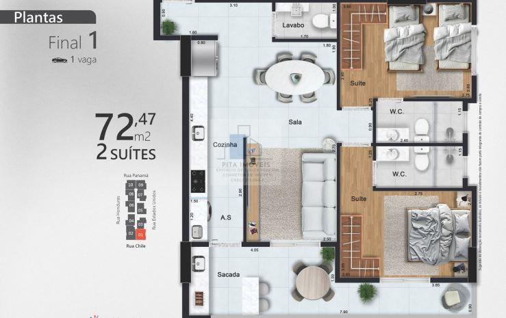 Apartamento, 2 quartos, 59 m² - Foto 32