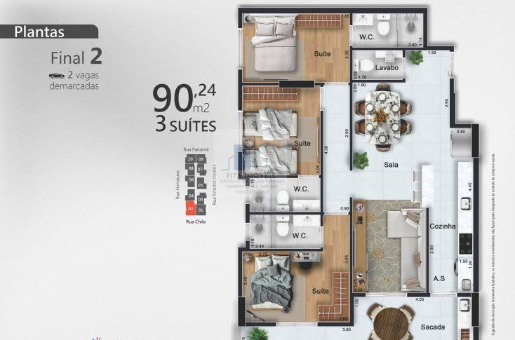 Apartamento, 2 quartos, 59 m² - Foto 33