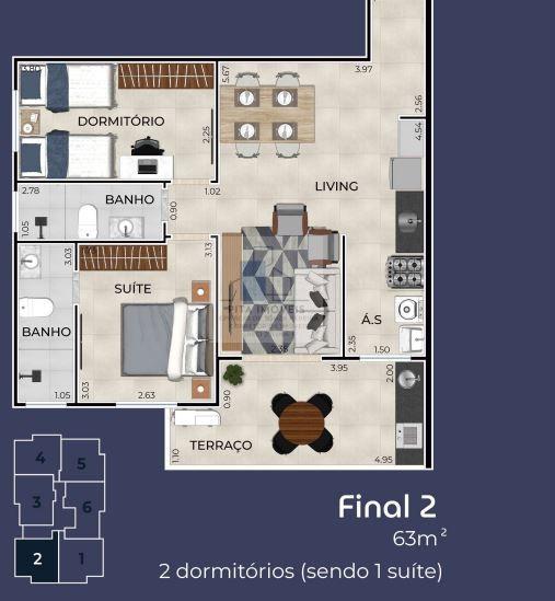 Apartamento, 2 quartos, 61 m² - Foto 18