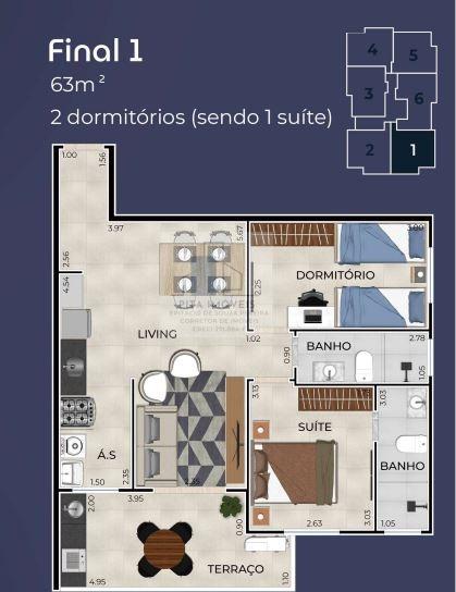 Apartamento, 2 quartos, 61 m² - Foto 17