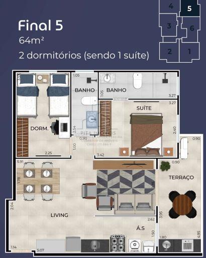 Apartamento, 2 quartos, 61 m² - Foto 21
