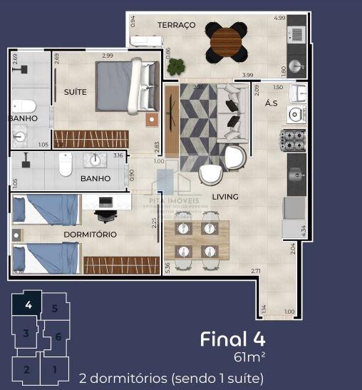 Apartamento, 2 quartos, 61 m² - Foto 20