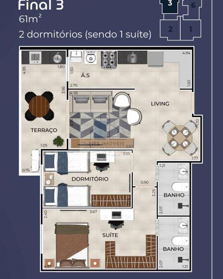 Apartamento, 2 quartos, 61 m² - Foto 25