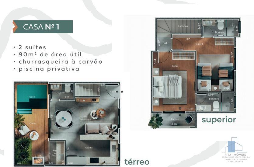 Casa, 2 quartos - Foto 2