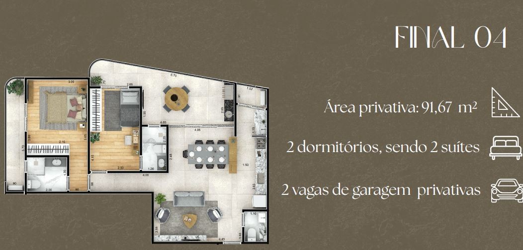 Apartamento, 2 quartos, 93 m² - Foto 17