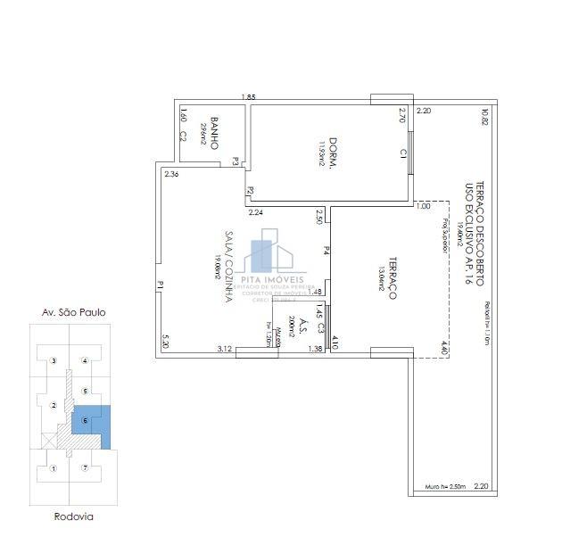 Apartamento, 1 quarto, 54 m² - Foto 24